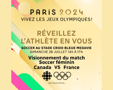 FREE live broadcast of the Canada vs. France women's Olympic soccer match in Moncton (in French)